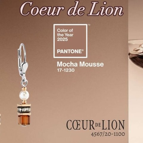 the color of the Year 2025 ? Mocha Mousse ? Coeur de Lion Special @coeur_de_lion_jewellery #coeurdelion #juwelierhespe...