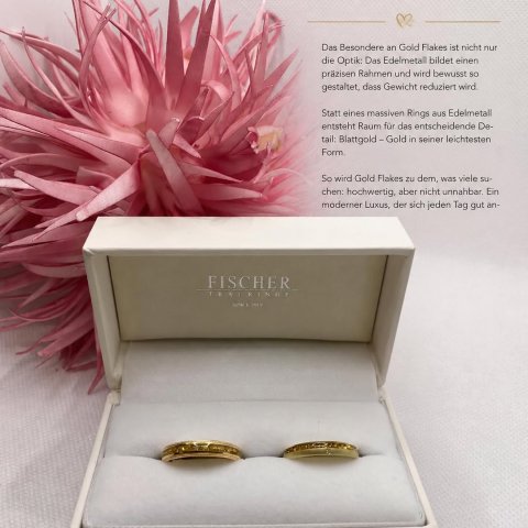 ??? @fischertrauringe @juwelier_hespe #fischertrauringe #trauringe #eheringe #goldflakes #luxus