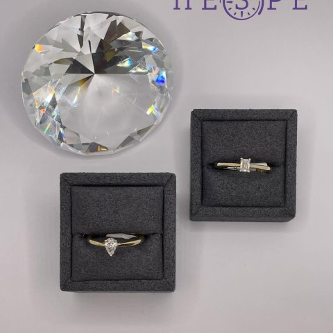 ✨Zeitlose Eleganz trifft auf moderne Nachhaltigkeit ✨ Unsere Ringe in 333/- und 585/- Gold mit funkelnden Labgrown Diamo...