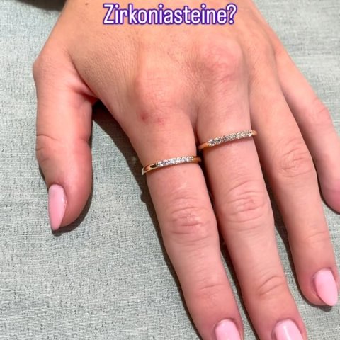 ? Brillant oder Zirkonia – erkennst du den Unterschied? ? Auf den ersten Blick können sich die beiden ganz schön ähnli...