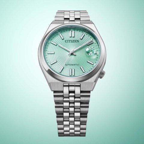 ✨ Frischer Look trifft auf klassische Eleganz. ✨ Diese Citizen Automatic zieht mit ihrem besonderen, mintgrünen Zifferbl...